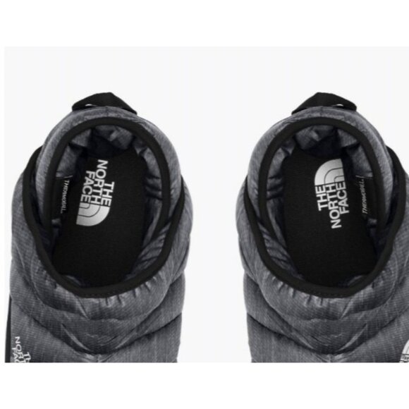 The North Face Thermoball Gray Black Water Repellent Slip on Booties Men Size 10 main image 5